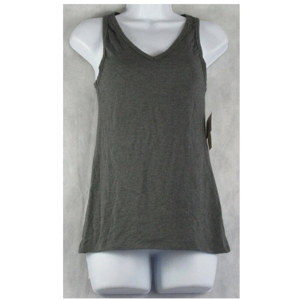 Alfani Women's Ultra Soft Modal Lounge Tank Top, Charcoal Heather Gray